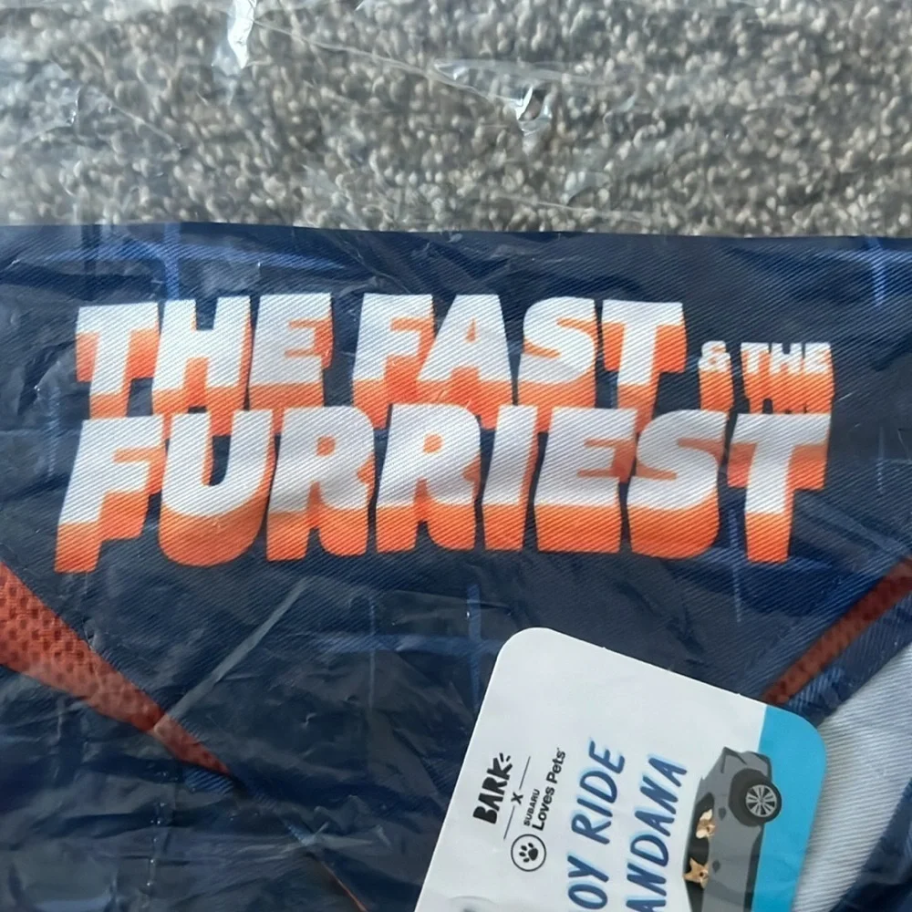 NEW Blue and Orange Dog Bandana